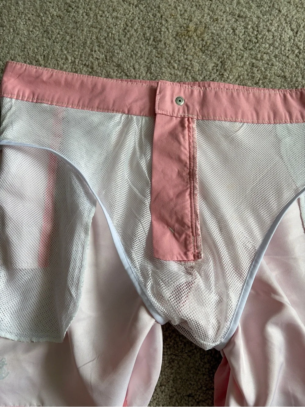 Retromarine New York Men’s Board swim bathingsuit Shorts Pink Medium NWT $90